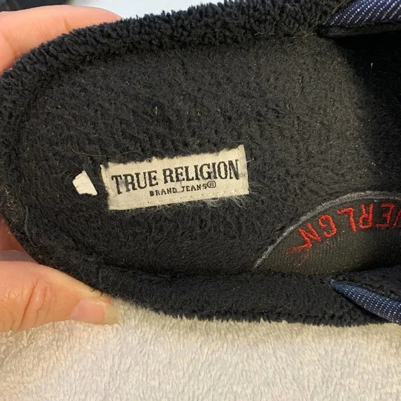 Mens True Religion slippers slides size 7-8 - Picture 6 of 11